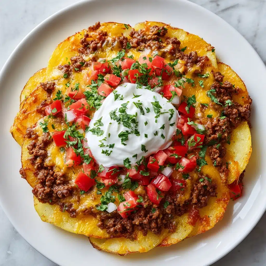 Cheesy Taco Potatoes Recipe - Recipe Image