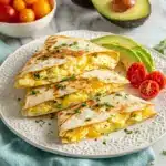 Egg & Avocado Breakfast Quesadilla Recipe