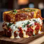 Lazy Chicken Parmesan Grilled Cheese Recipe