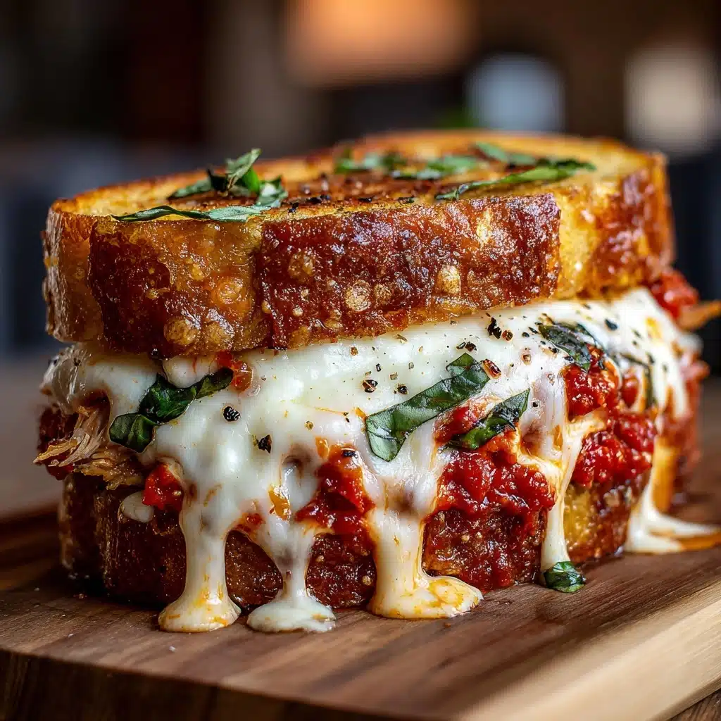 Lazy Chicken Parmesan Grilled Cheese Recipe - Recipe Image