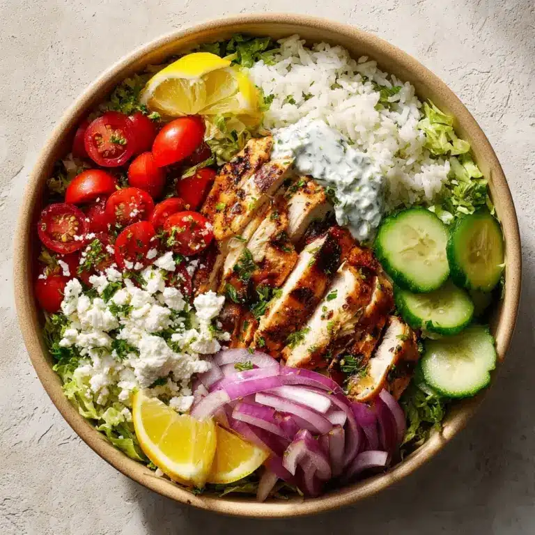 Greek Chicken Bowls Recipe