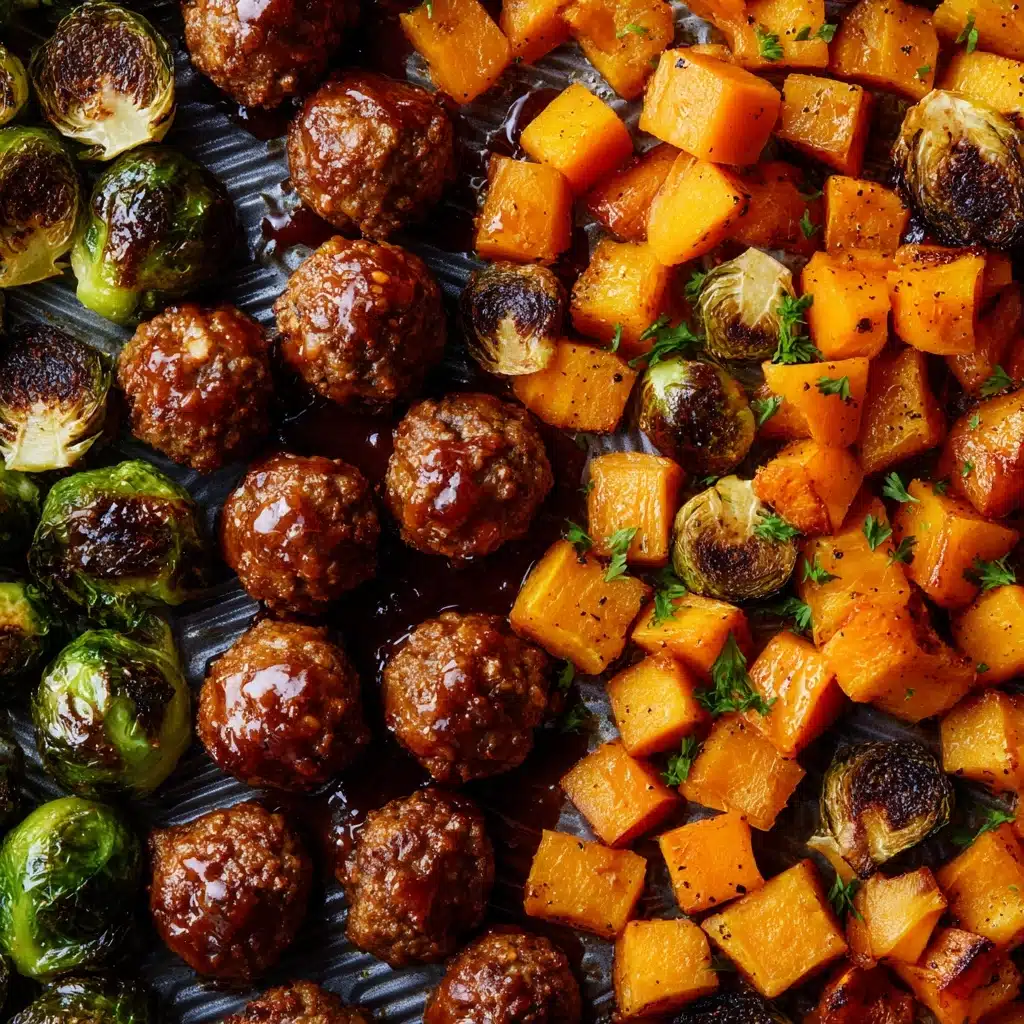 Korean BBQ Meatballs and Vegetables Recipe