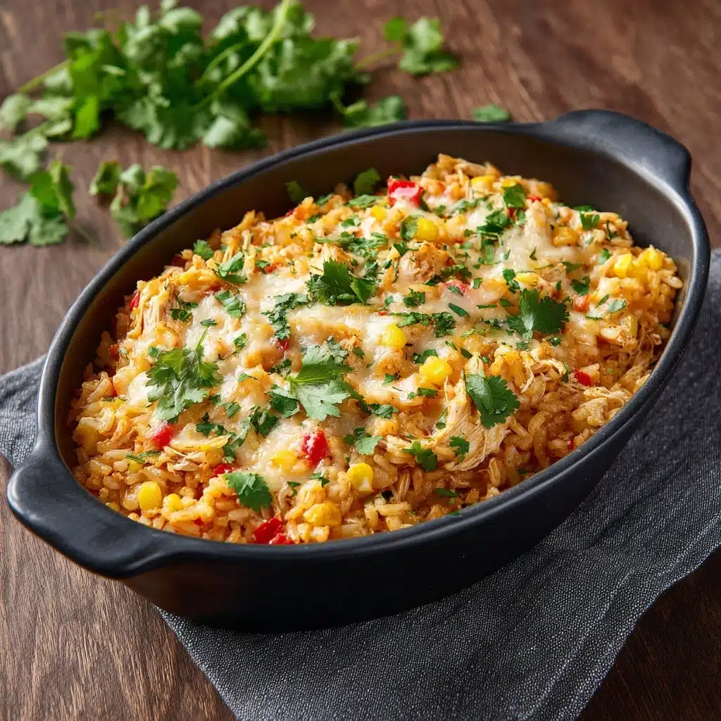 Chicken Enchilada Rice Casserole Recipe