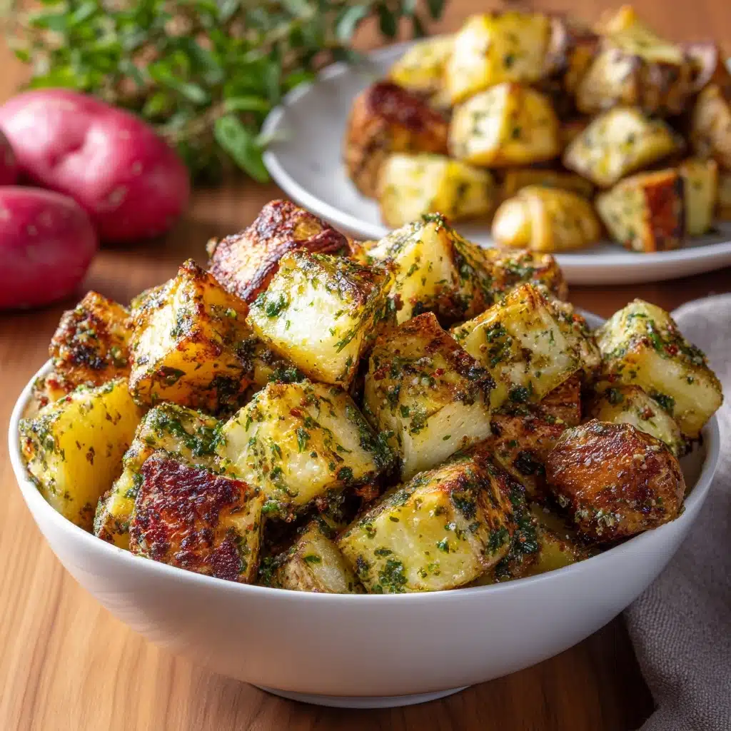 Grilled Pesto Potatoes Recipe - Recipe Image