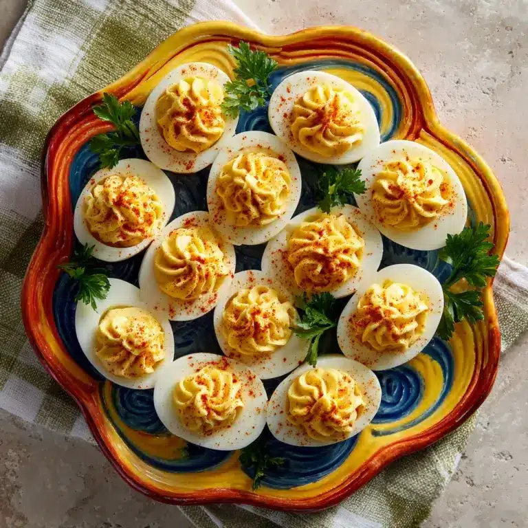 Mom’s Classic Southern Deviled Eggs Recipe