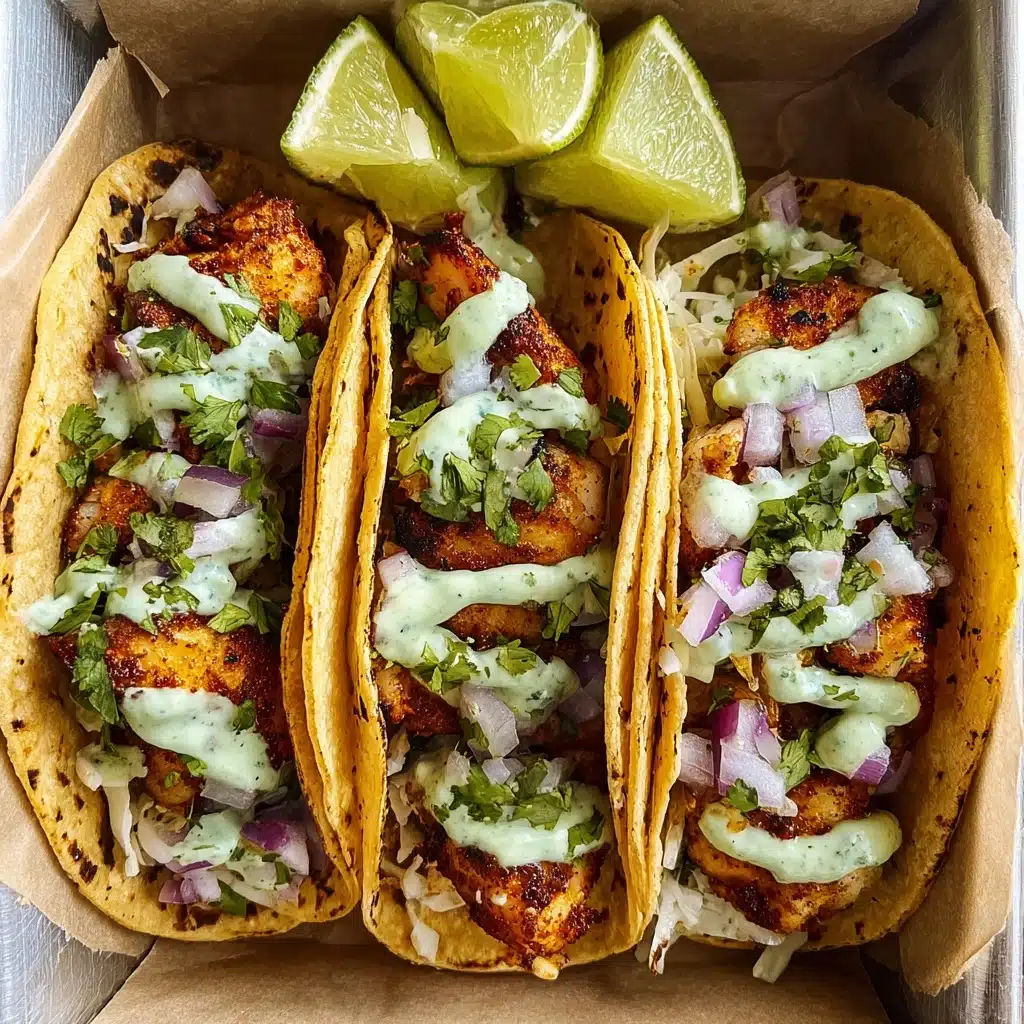Epic Baja Fish Tacos With Homemade Fish Taco Sauce Recipe - Recipe Image