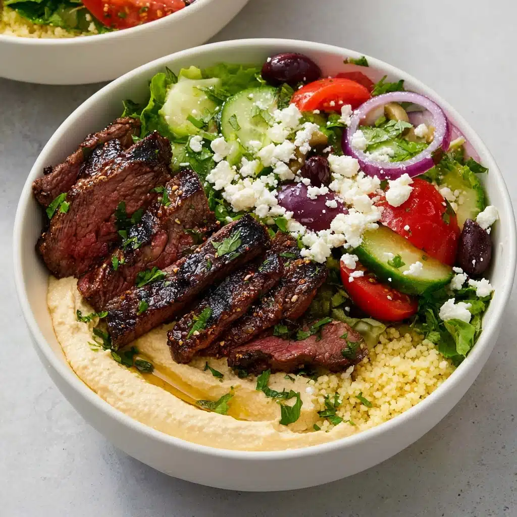 Mediterranean Steak Bowls Recipe - Recipe Image