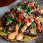 Grilled Fish Tacos with Spicy Mayo & Pico de Gallo Recipe