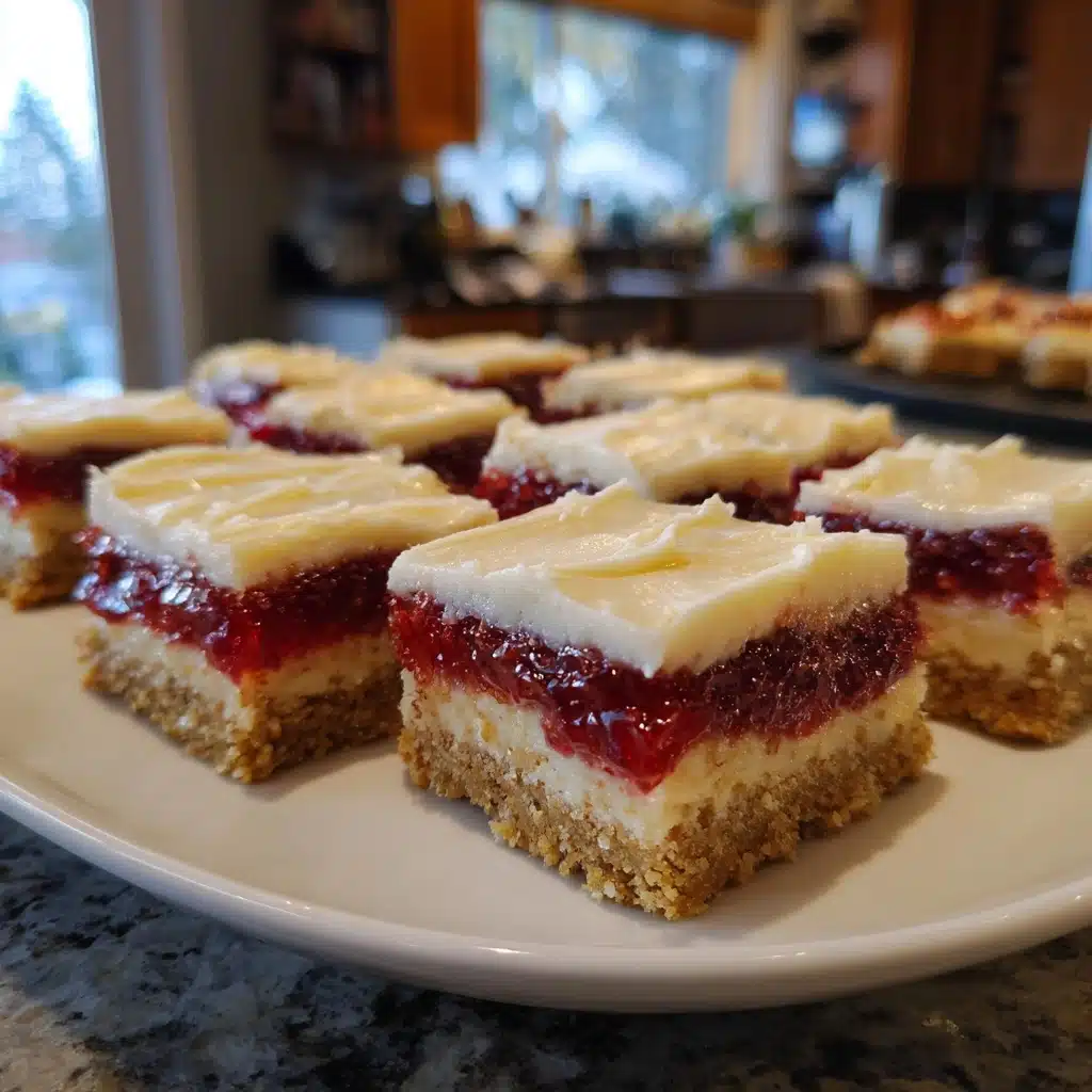 Rhubarb Bars with Cream Cheese Recipe - Recipe Image