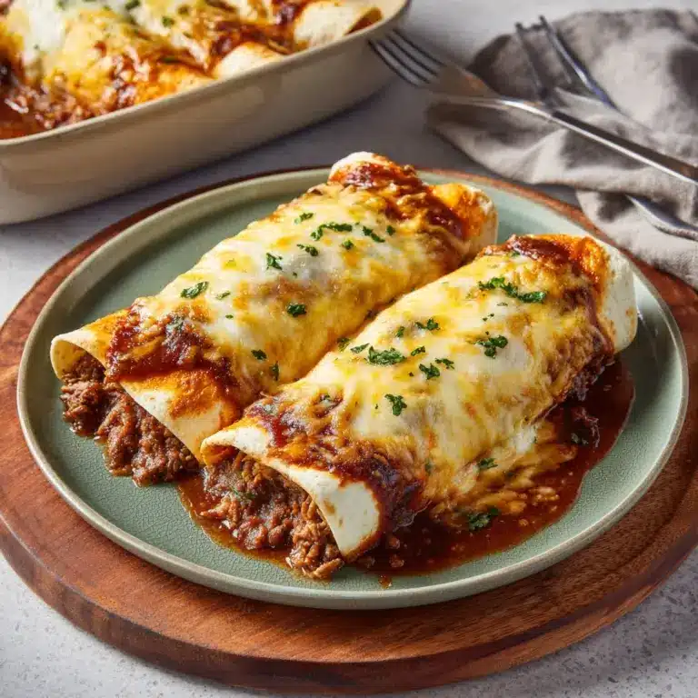 Shredded Beef Enchiladas (Slow Cooker) Recipe