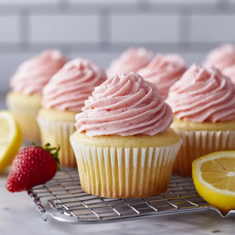 Strawberry Lemonade Cupcakes Recipe