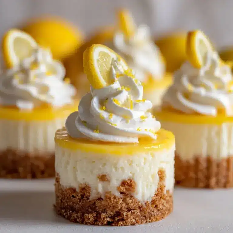 Mini Lemon Cheesecakes Recipe