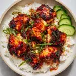 Sticky Sweet Chili Chicken Thighs in Air Fryer Recipe