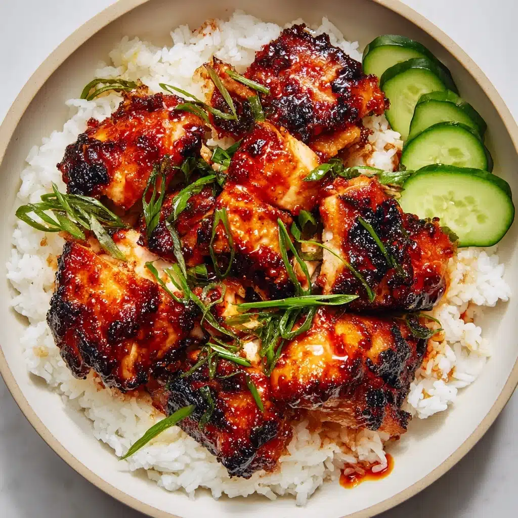 Sticky Sweet Chili Chicken Thighs in Air Fryer Recipe