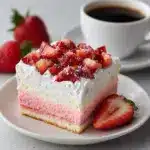 Strawberry Cheesecake Poke Cake Recipe