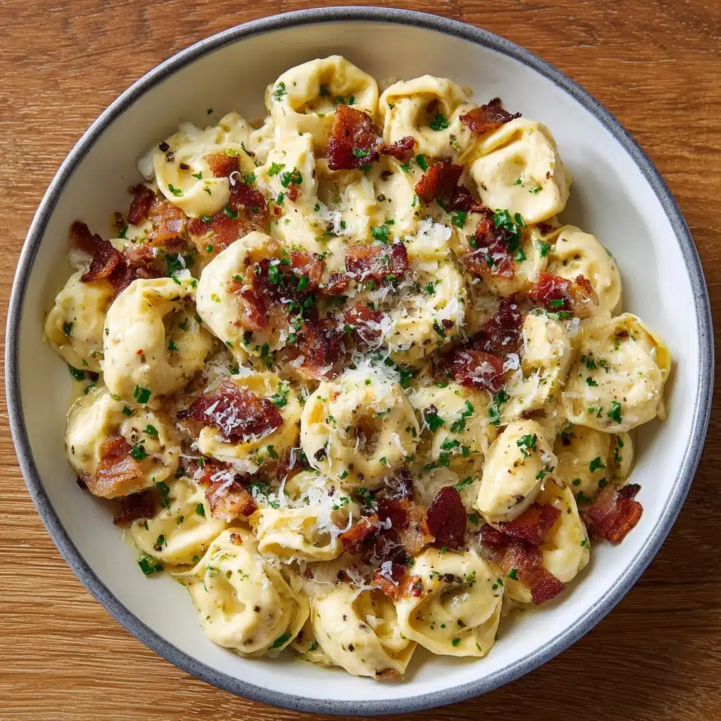 Creamy Tortellini Carbonara Recipe