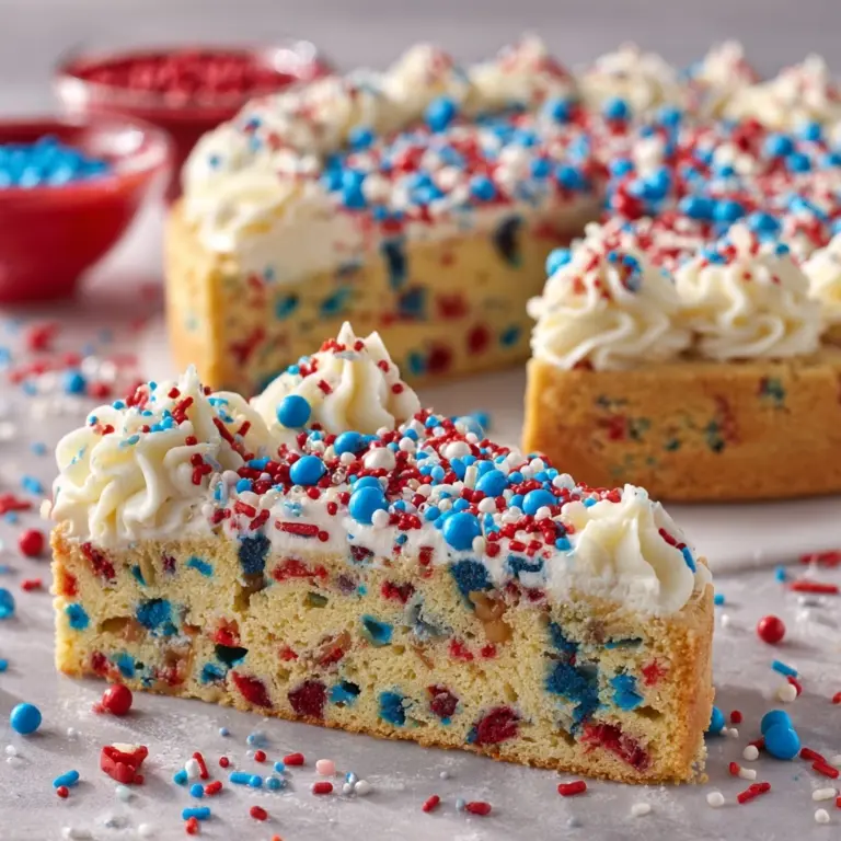 Fireworks Sugar Cookie Cake Recipe