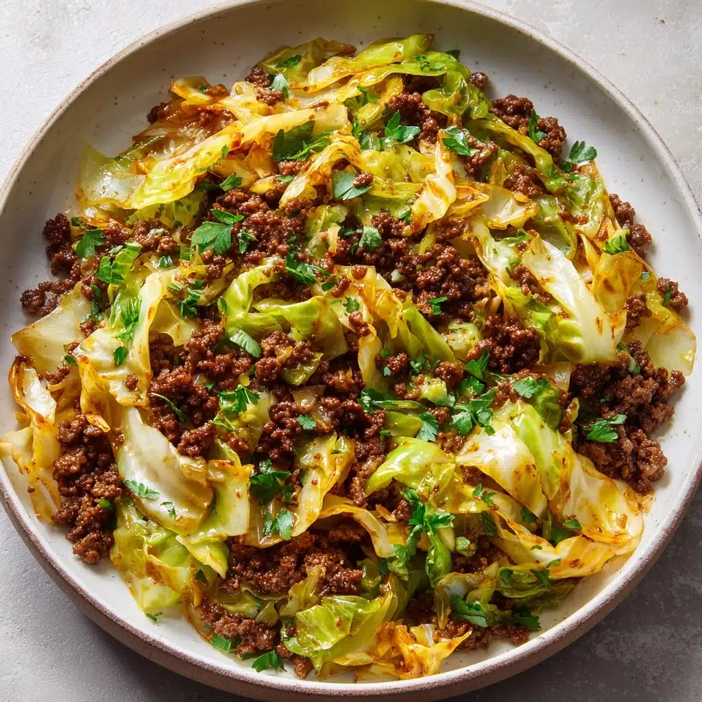 Ground Beef and Chopped Cabbage Recipe