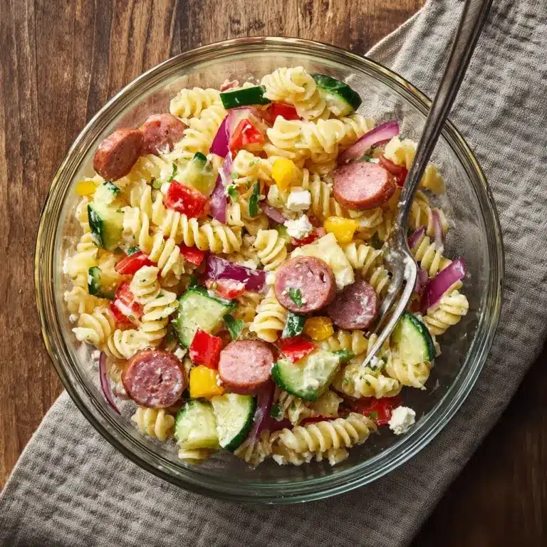 High Protein Italian Pasta Salad Recipe