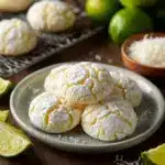 Coconut Key Lime Crinkle Cookies Recipe
