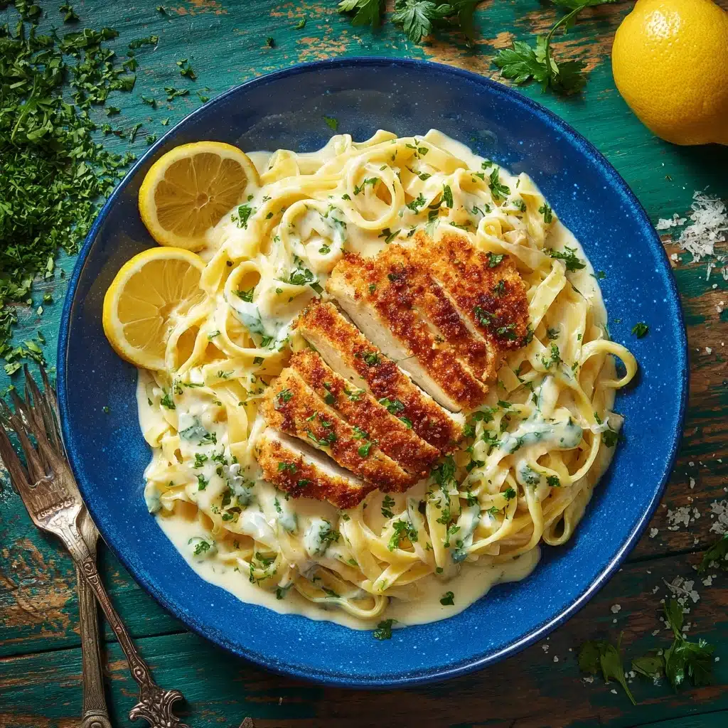 Creamy Lemon Chicken Pasta Recipe - Recipe Image