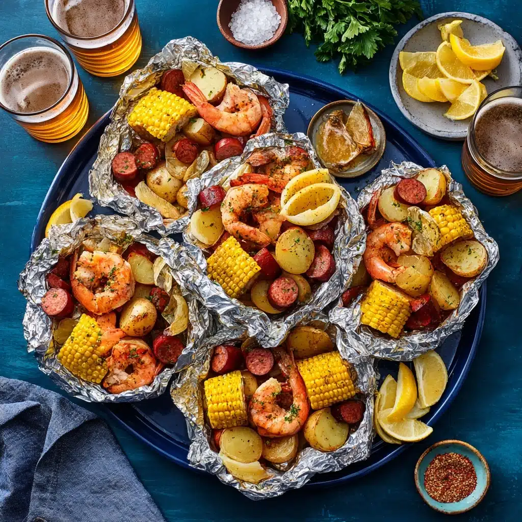 Easy Cajun Shrimp Boil Foil Packs (Oven or Grill! Recipe