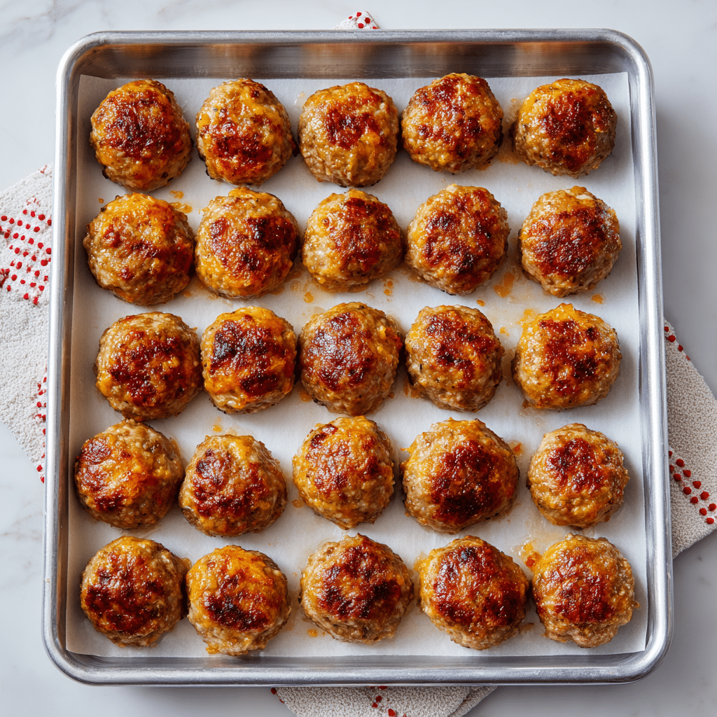 4-Ingredient Baked Chicken Meatballs Recipe - Recipe Image
