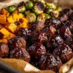 Korean BBQ Meatballs and Vegetables Recipe