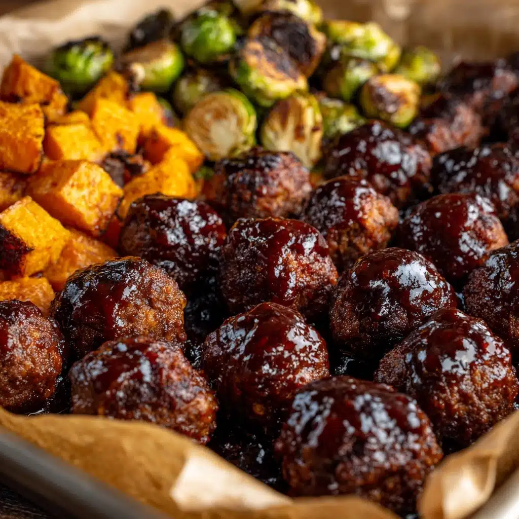 Korean BBQ Meatballs and Vegetables Recipe