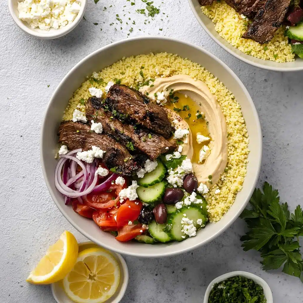 Mediterranean Steak Bowls Recipe - Recipe Image