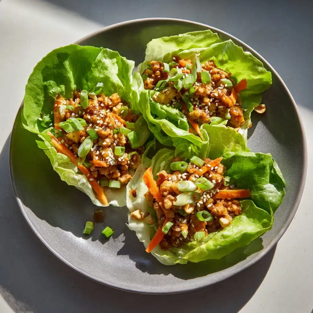 Thai Chicken Lettuce Wraps Recipe