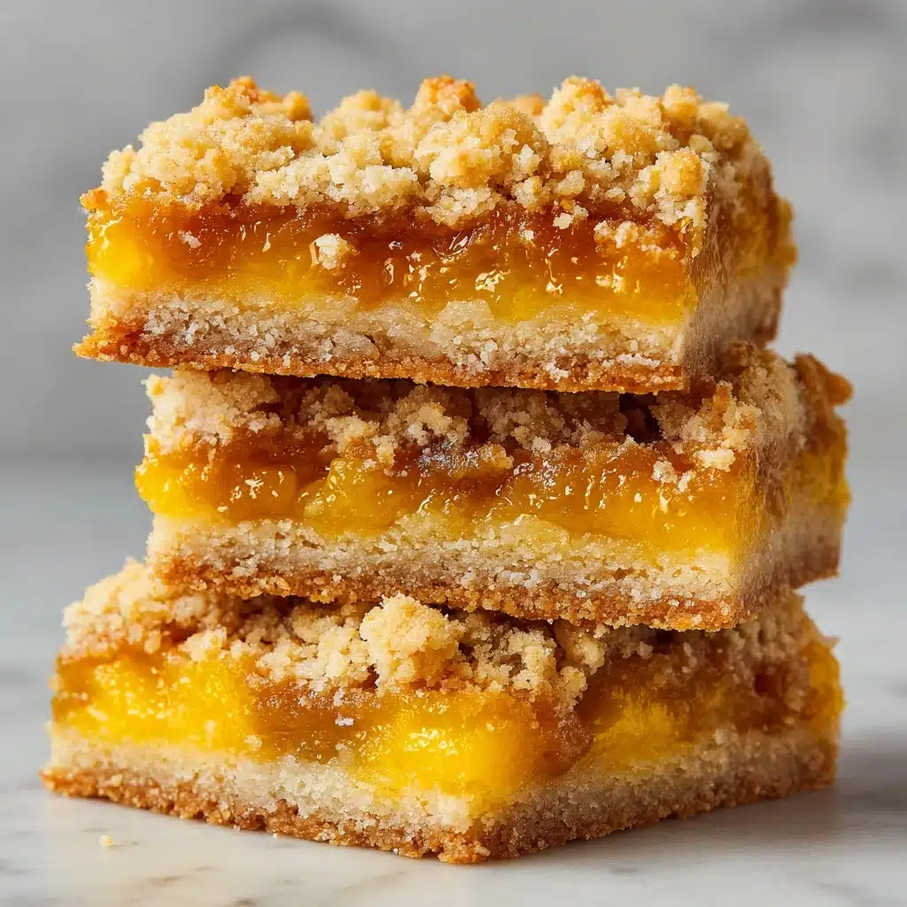 Heavenly Summer Peach Bars Recipe