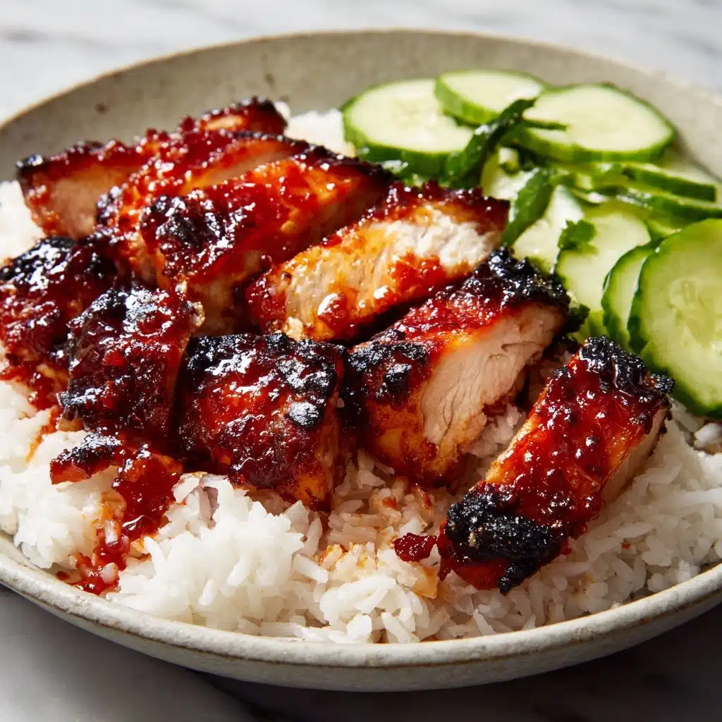 Sticky Sweet Chili Chicken Thighs in Air Fryer Recipe - Recipe Image