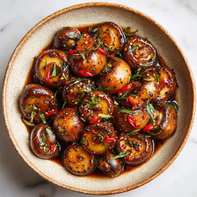 Black Pepper Chicken with Mushrooms Recipe
