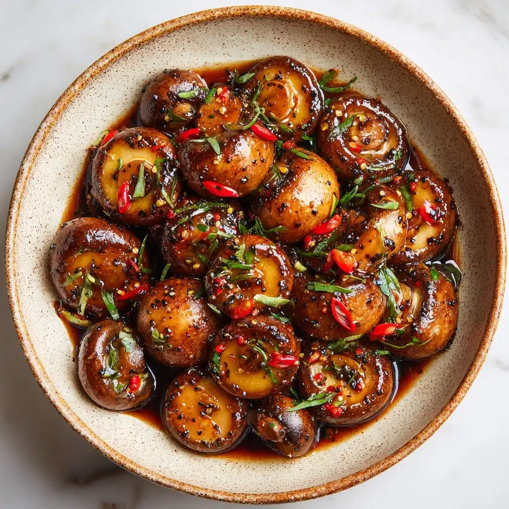 Black Pepper Chicken with Mushrooms Recipe - Recipe Image