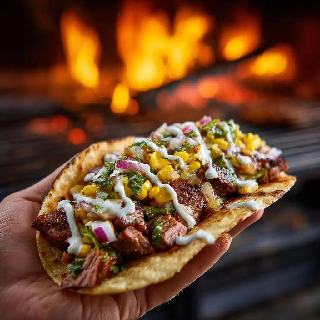 Grilled Steak Elote Tacos Recipe