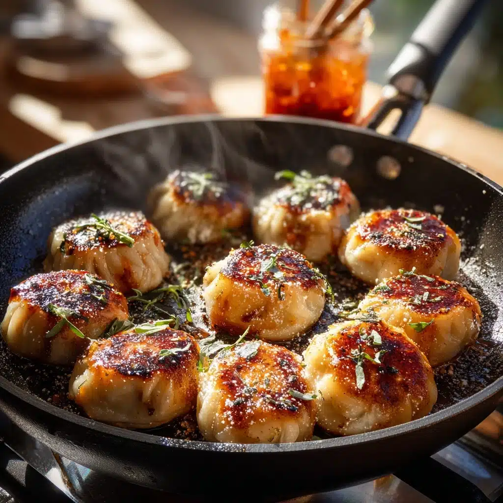 Crispy Pan-Fried Dumplings: A Homemade Delight Recipe - Recipe Image