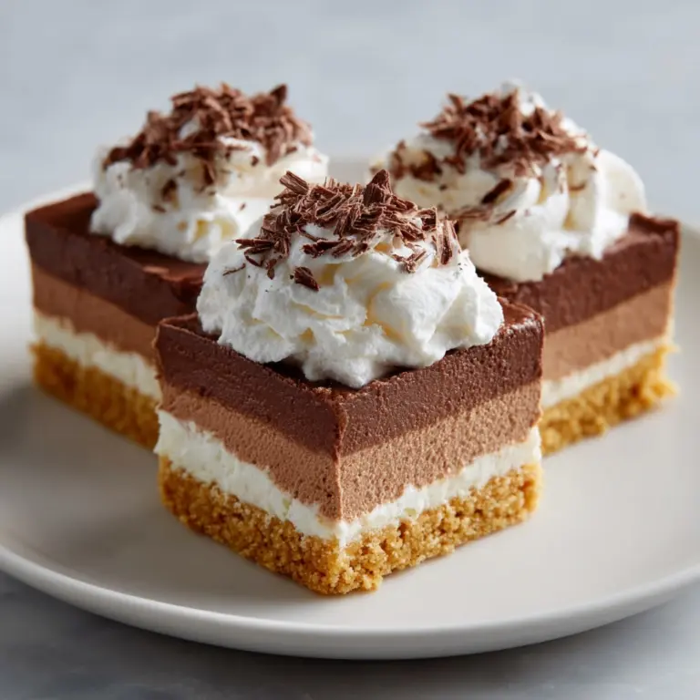 French Silk Pie Bars Recipe