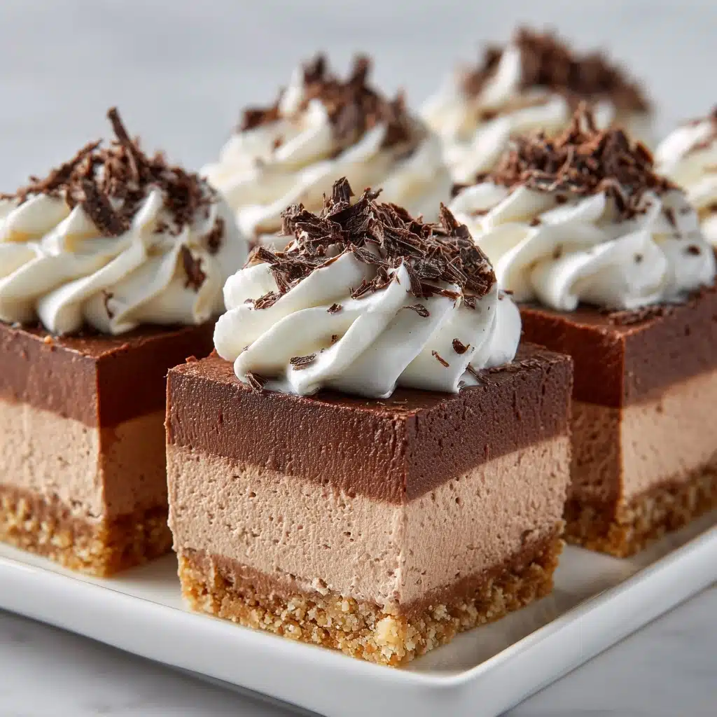 French Silk Pie Bars Recipe - Recipe Image