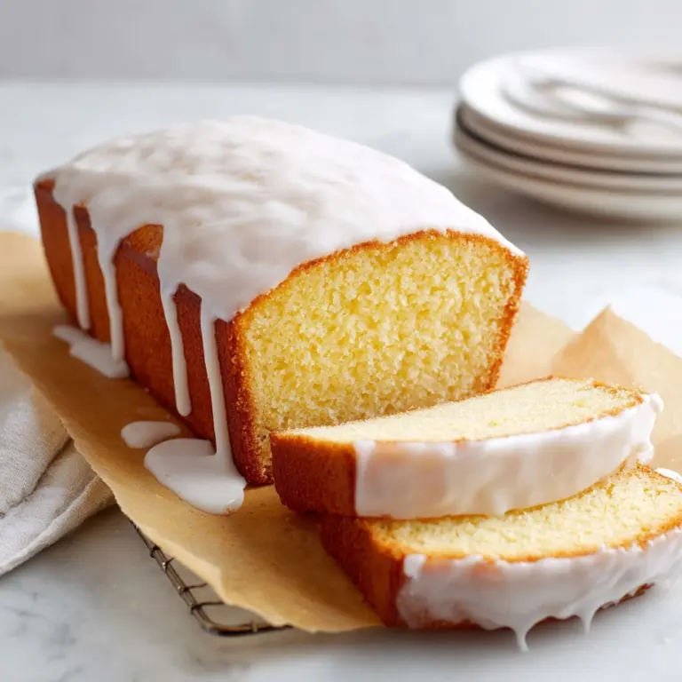 Vanilla Pound Cake Recipe
