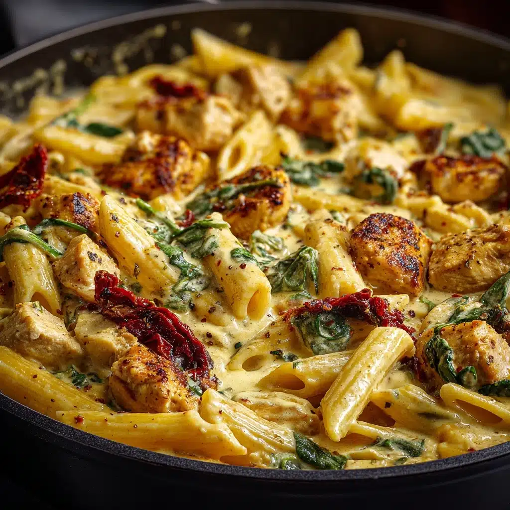 Creamy Tuscan Chicken Pasta Recipe - Recipe Image
