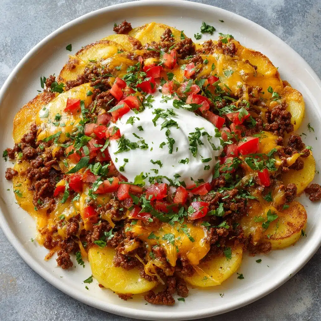 Cheesy Taco Potatoes Recipe