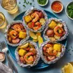 Easy Cajun Shrimp Boil Foil Packs (Oven or Grill! Recipe