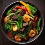 STEAK AND SHRIMP STIR FRY Recipe