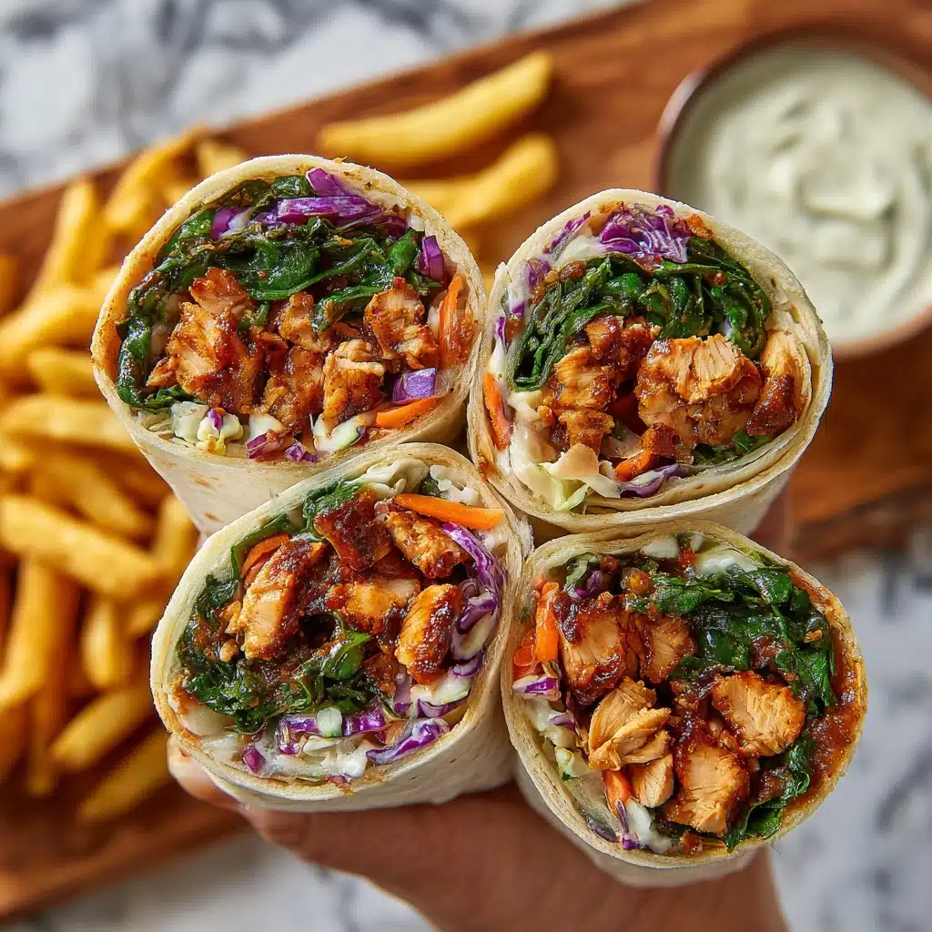 BBQ Chicken Wraps Recipe - Recipe Image