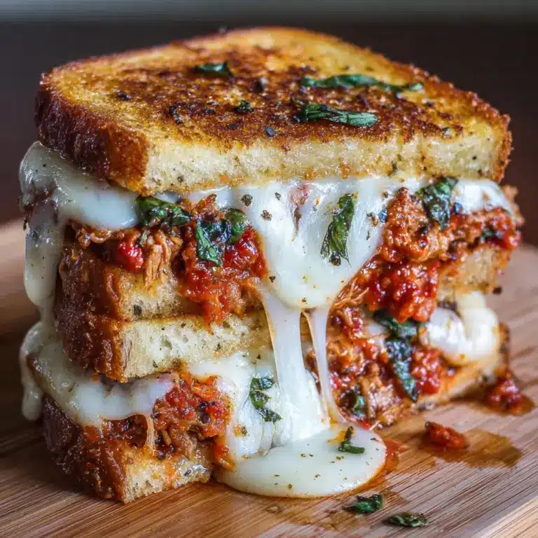 Lazy Chicken Parmesan Grilled Cheese Recipe