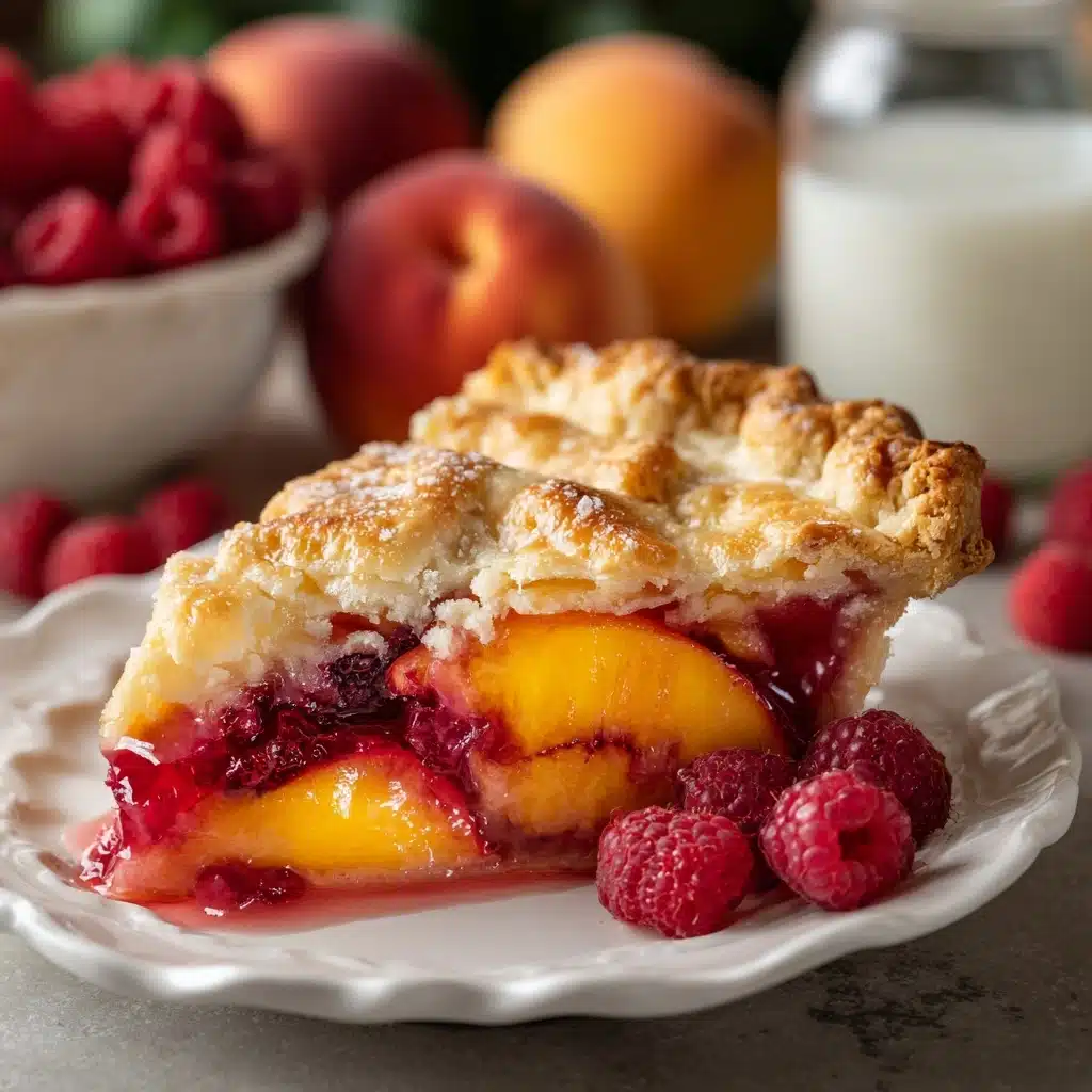Raspberry Peach Pie Recipe