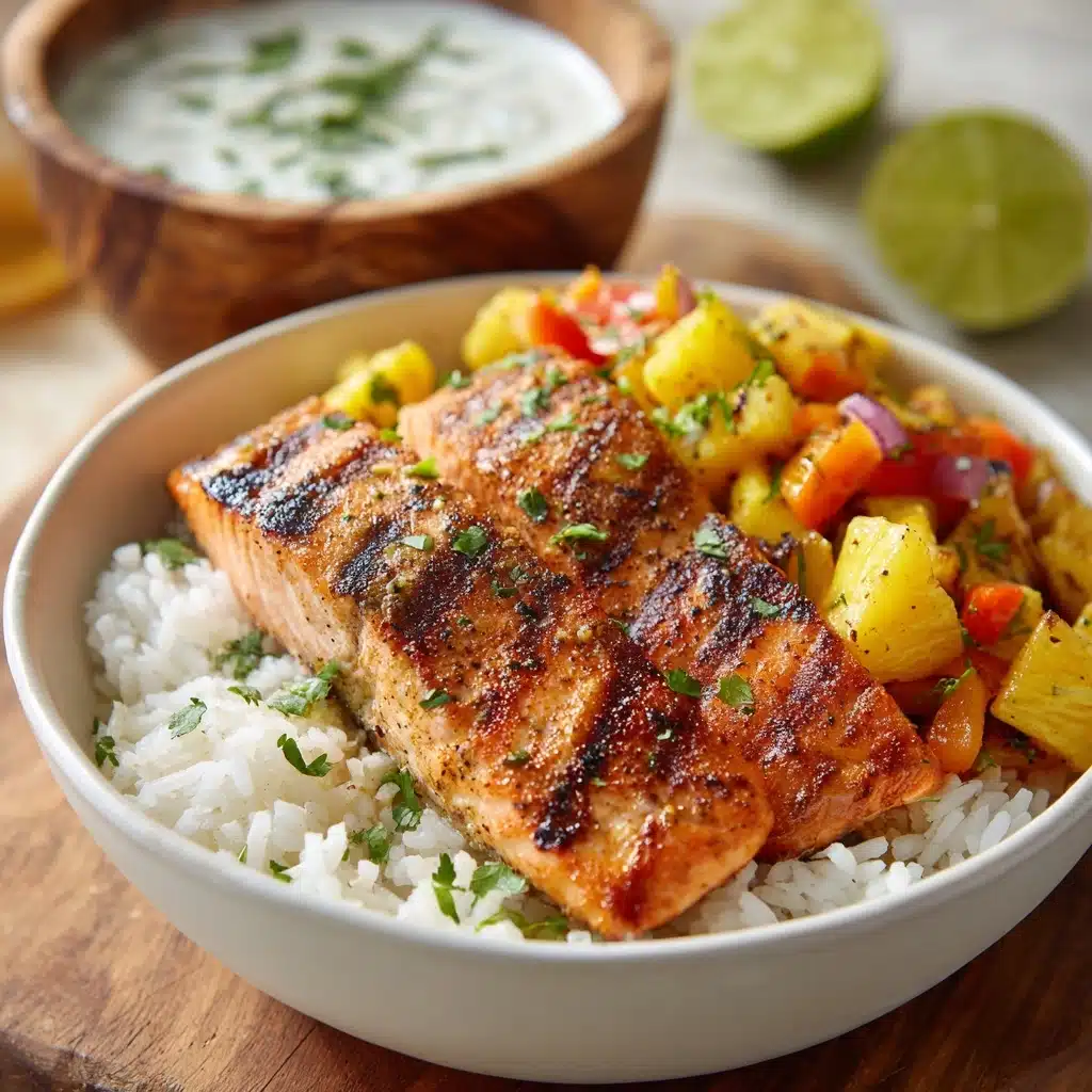 Chili Lime Salmon Bowls Recipe - Recipe Image