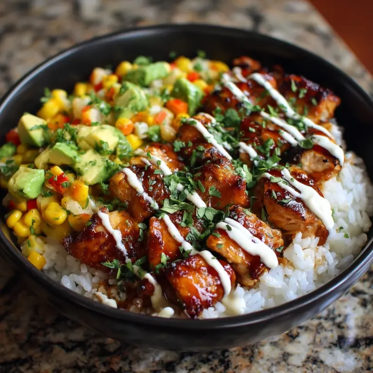 Ultimate Street Corn Chicken Rice Bowl FlavorPacked Delight Recipe