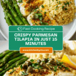 Easy 15 Minute Parmesan Tilapia Recipe